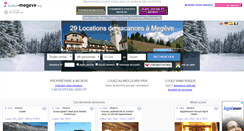 Desktop Screenshot of location-megeve.org
